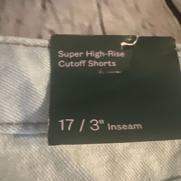 Wild fable super high-rise cutoff shorts Women’s 17 NWT - Picture 5 of 6